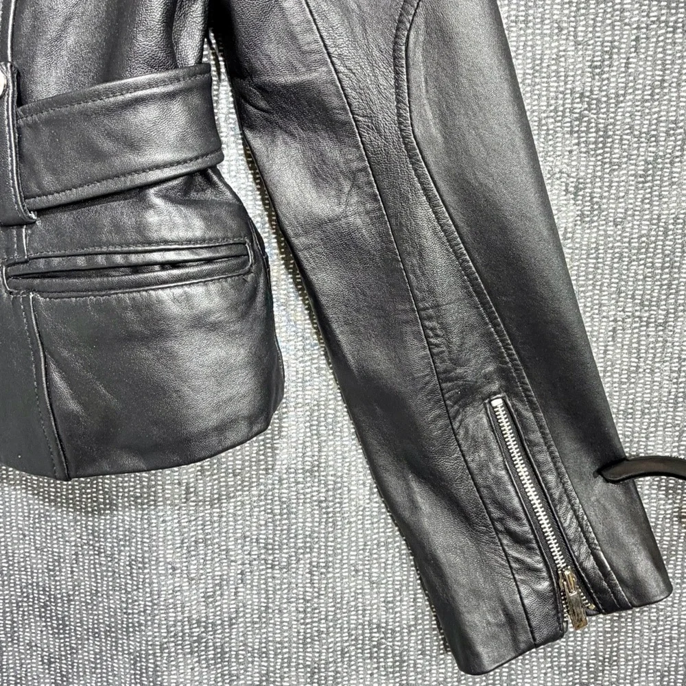 Arden B Moto Leather Jacket - Picture 6 of 16